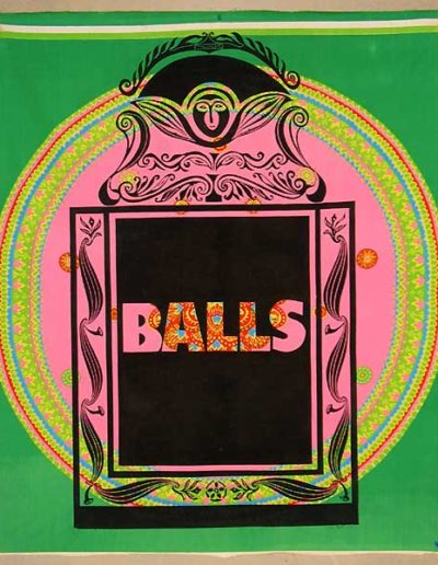 William Kent, "Balls" 1965, 49 x 28