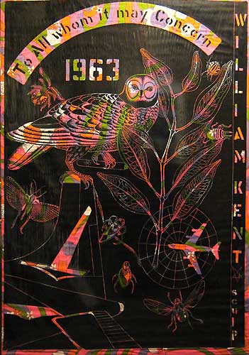 William Kent, "To All Whom It May Concern" 1963, 49 x 34