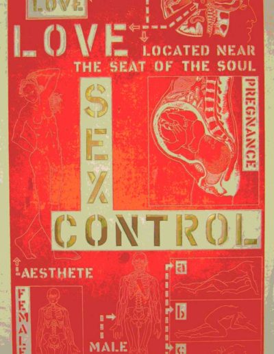 William Kent, "Sex Control" 1963, 55 x 32