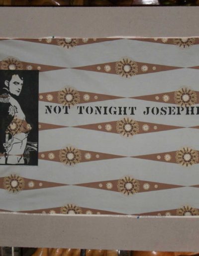 William Kent, "Not Tonight Josephine" 1967, 18 x 48